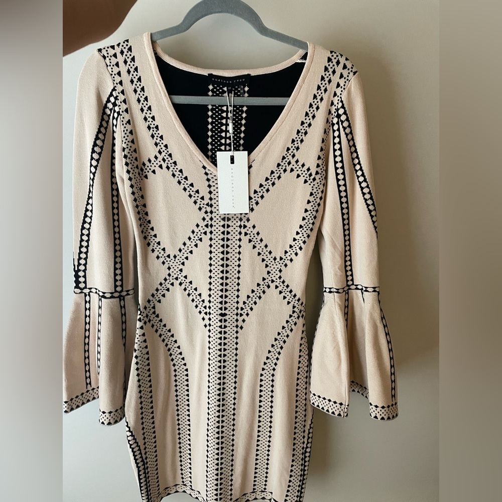 Endless Rose Fitted Sweater Dress XS